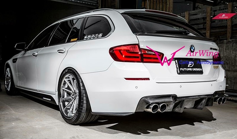 F10 M5 – FD-II carbon Rear bumper splitter 05